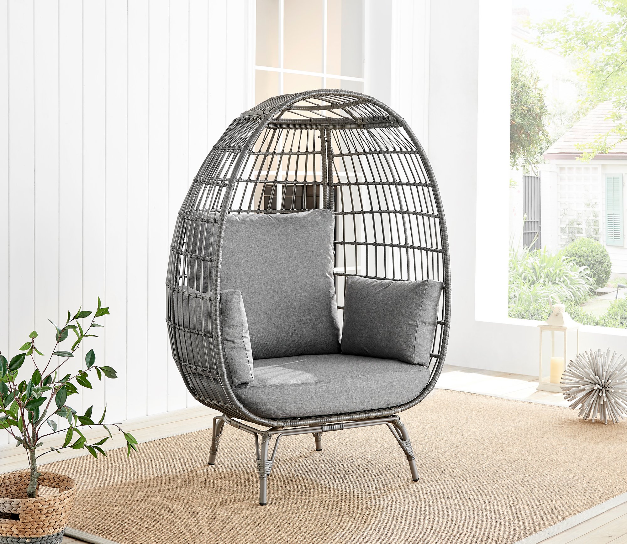 Patio clearance egg chair